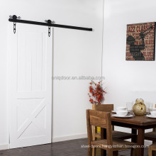 Double panel carving design internal house room wooden sliding barn door